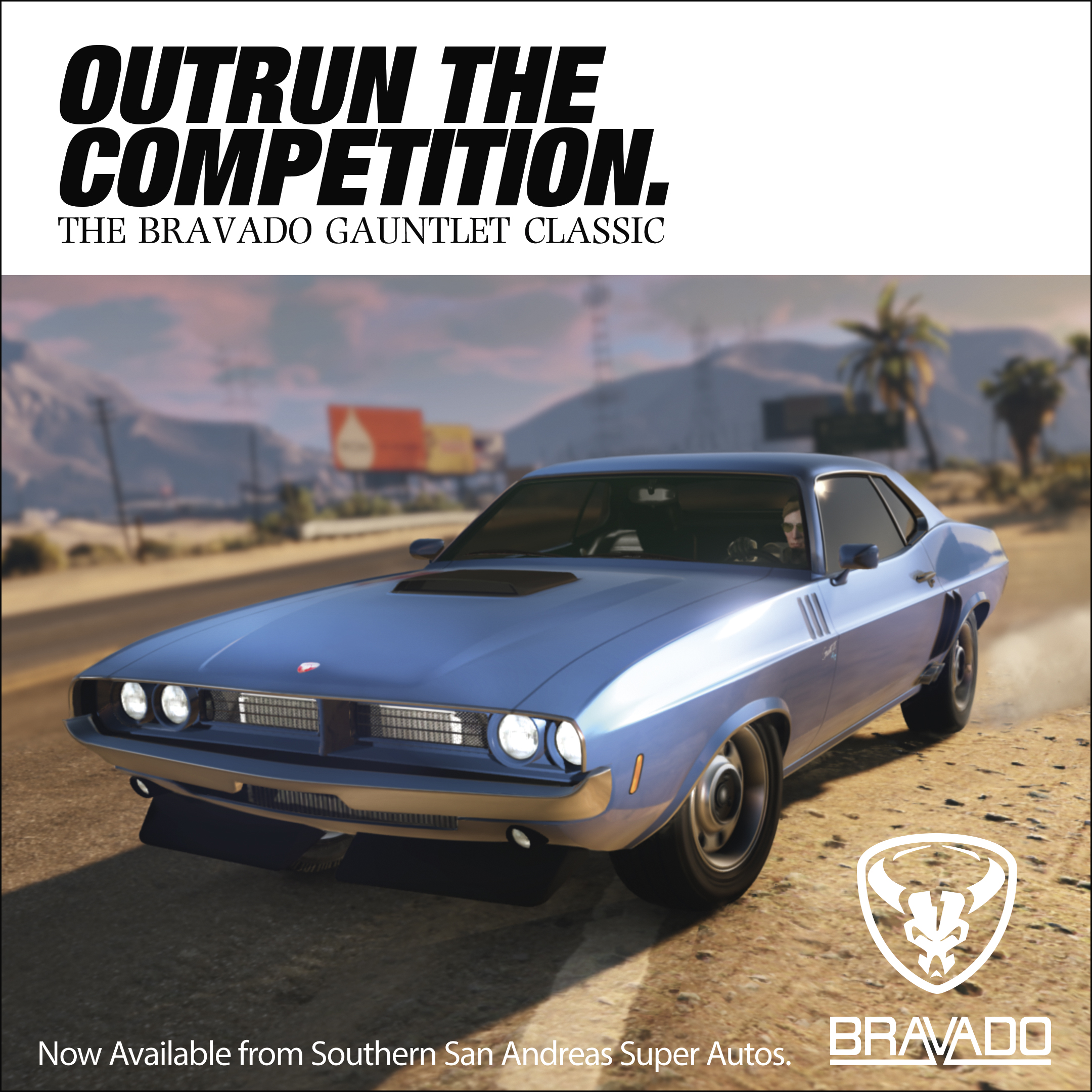 The GTA Base on X: This week's Podium Vehicle in #GTAOnline is the Bravado  Gauntlet Classic. Read more:    / X