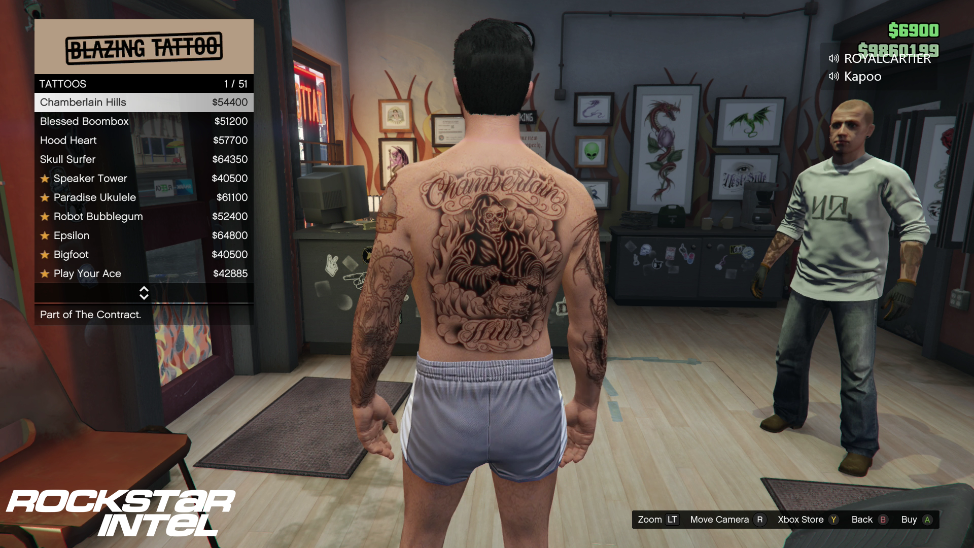 GTA Online The Contract Update - All Tattoos and Prices - RockstarINTEL