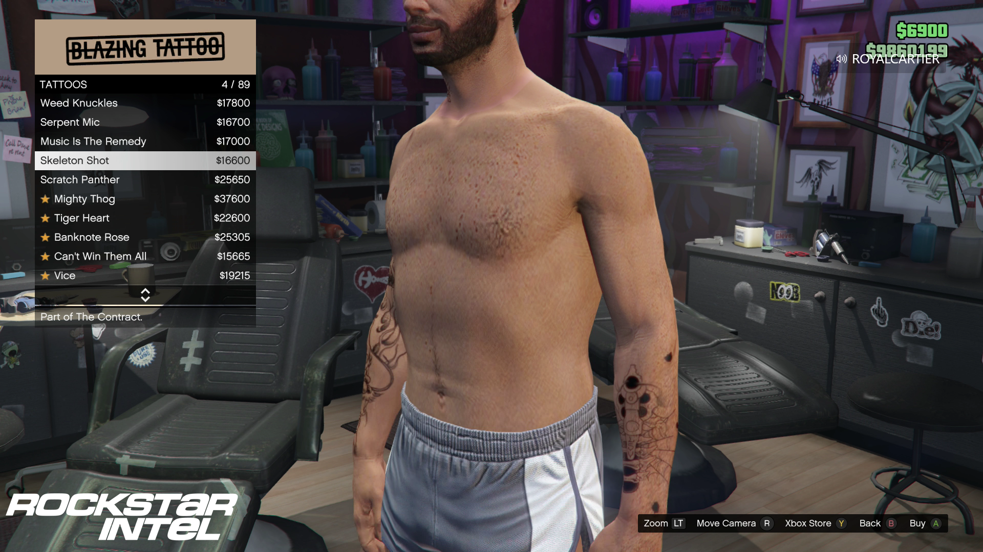 GTA Online The Contract Update - All Tattoos and Prices - RockstarINTEL