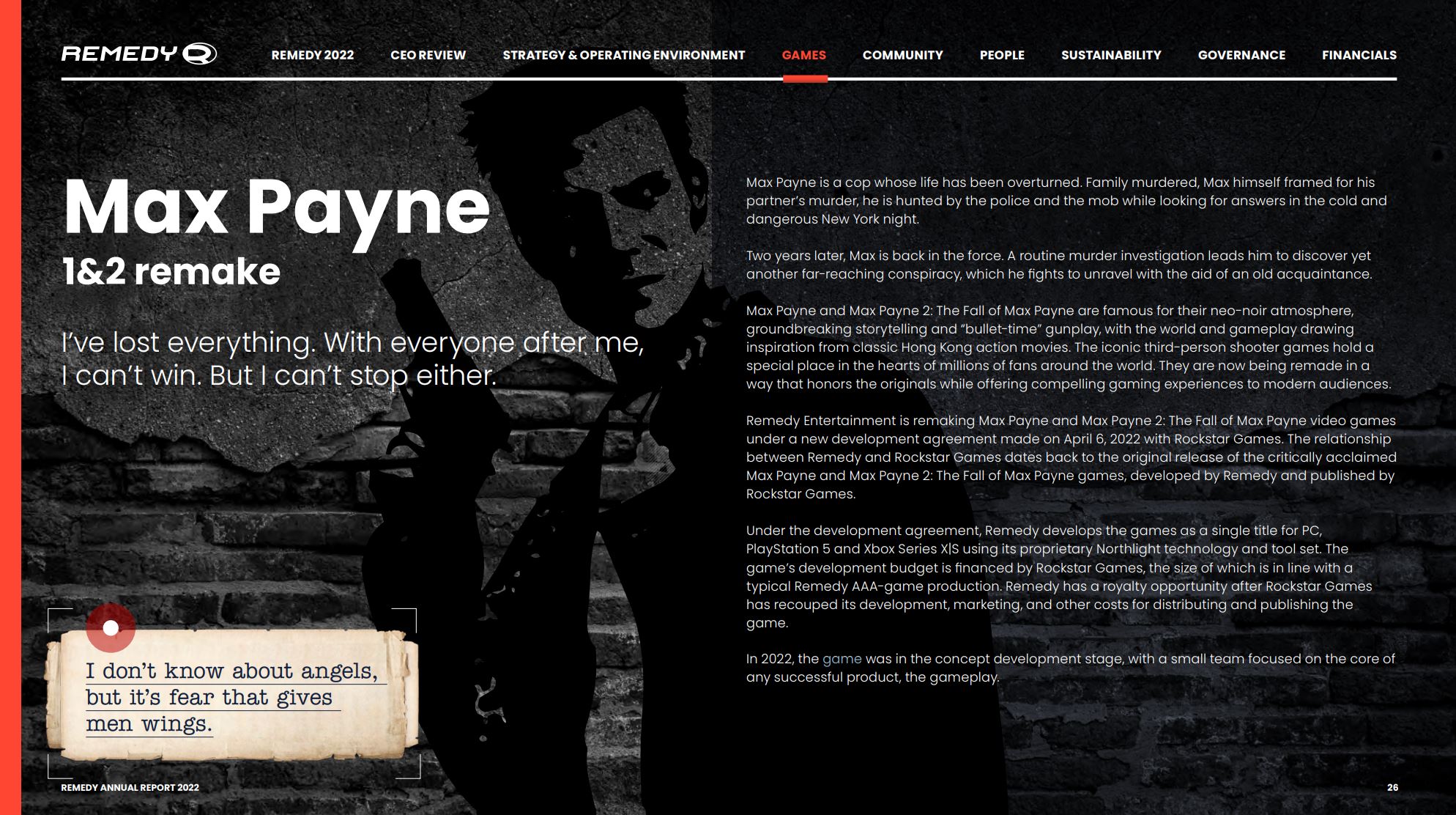 Potential first look at next gen Max Payne model ahead of Remake