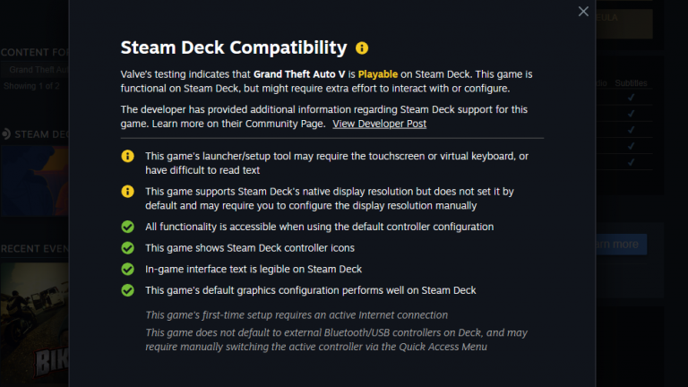 New GTA Online Update Removes Steam Deck Support - RockstarINTEL