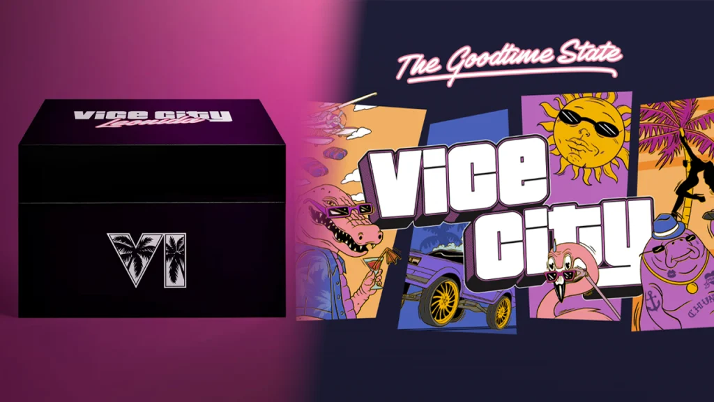 $400 GTA 6 Collector’s Edition: The Goodtime State – Vice City Collection Revealed By Rockstar Grand Theft Auto VI: The Goodtime State – Vice City Collection box and artwork